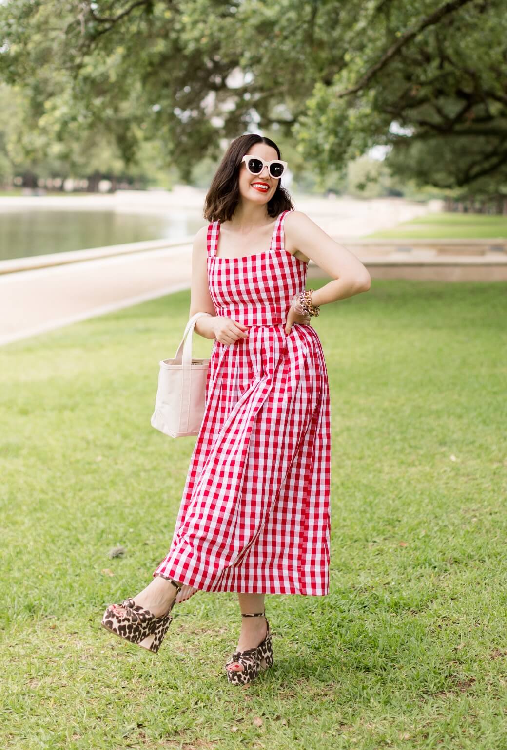 The Gen Skirt - Red Gingham - BURU