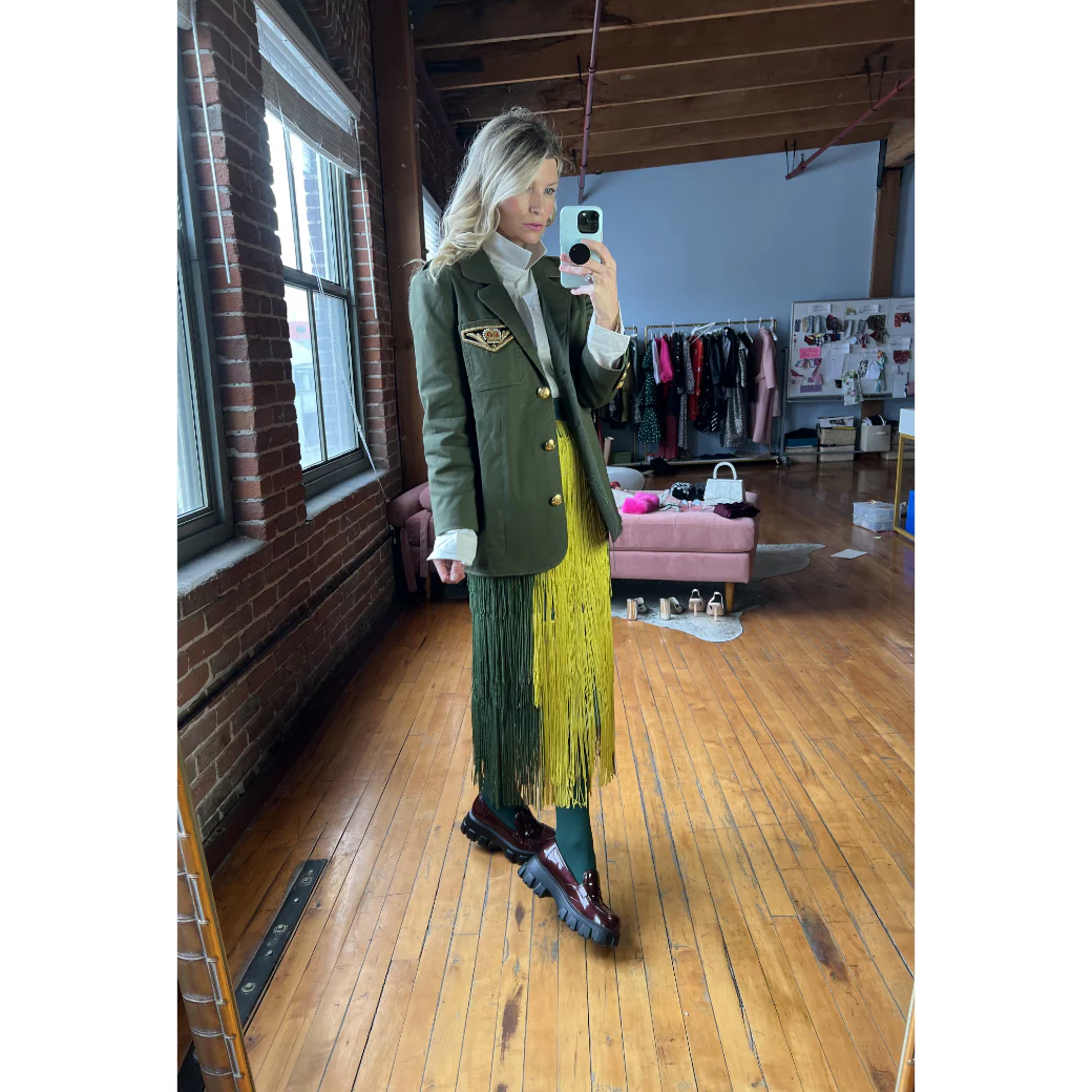 The Military Blazer - Olive Green - BURU