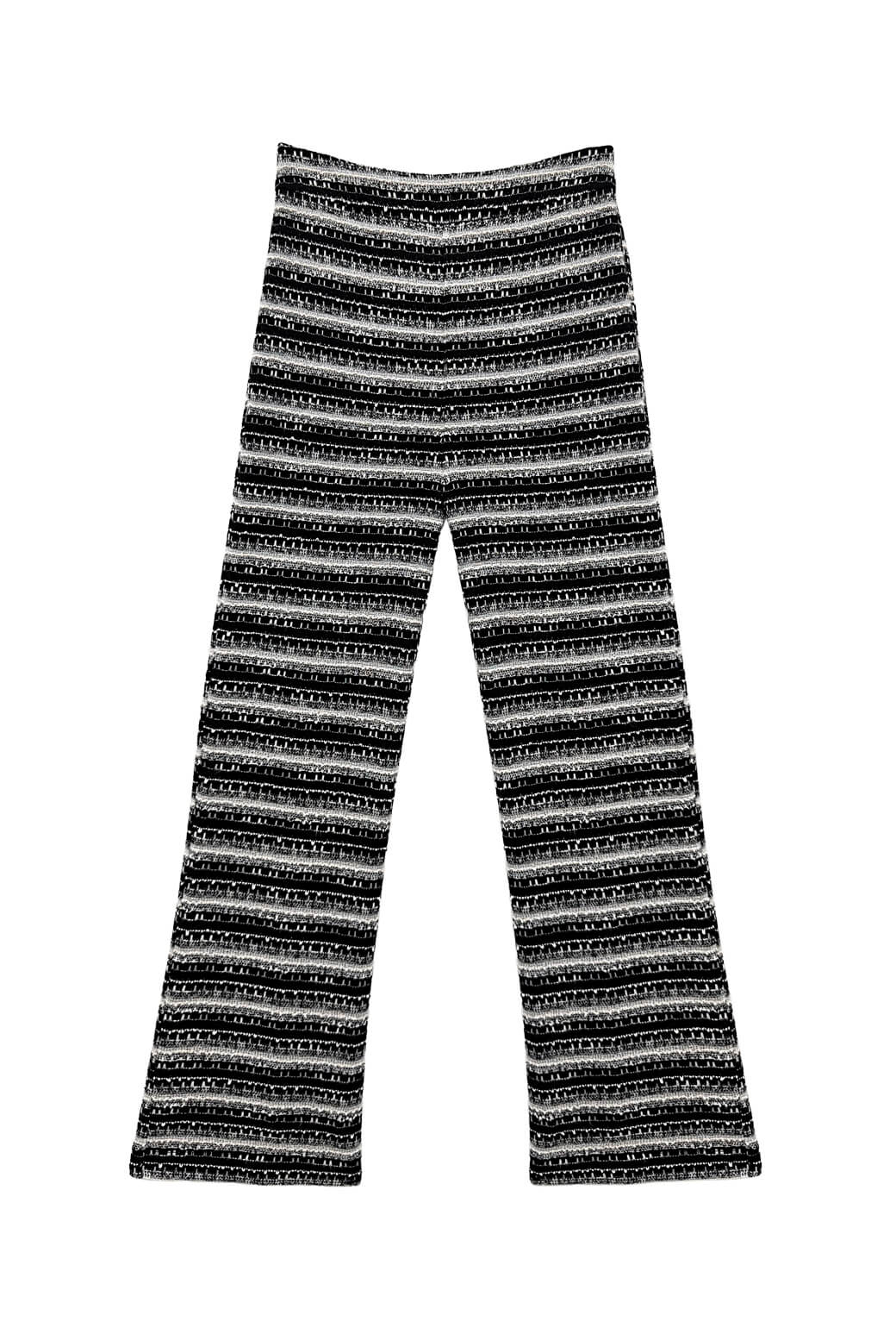 The Paley Pant - Black Lurex Bouclé - BURU