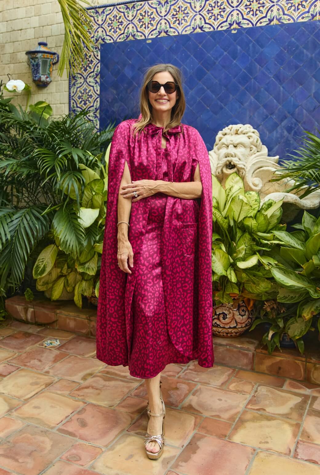 The Caselotti Cloak - Pink Cheetah - BURU