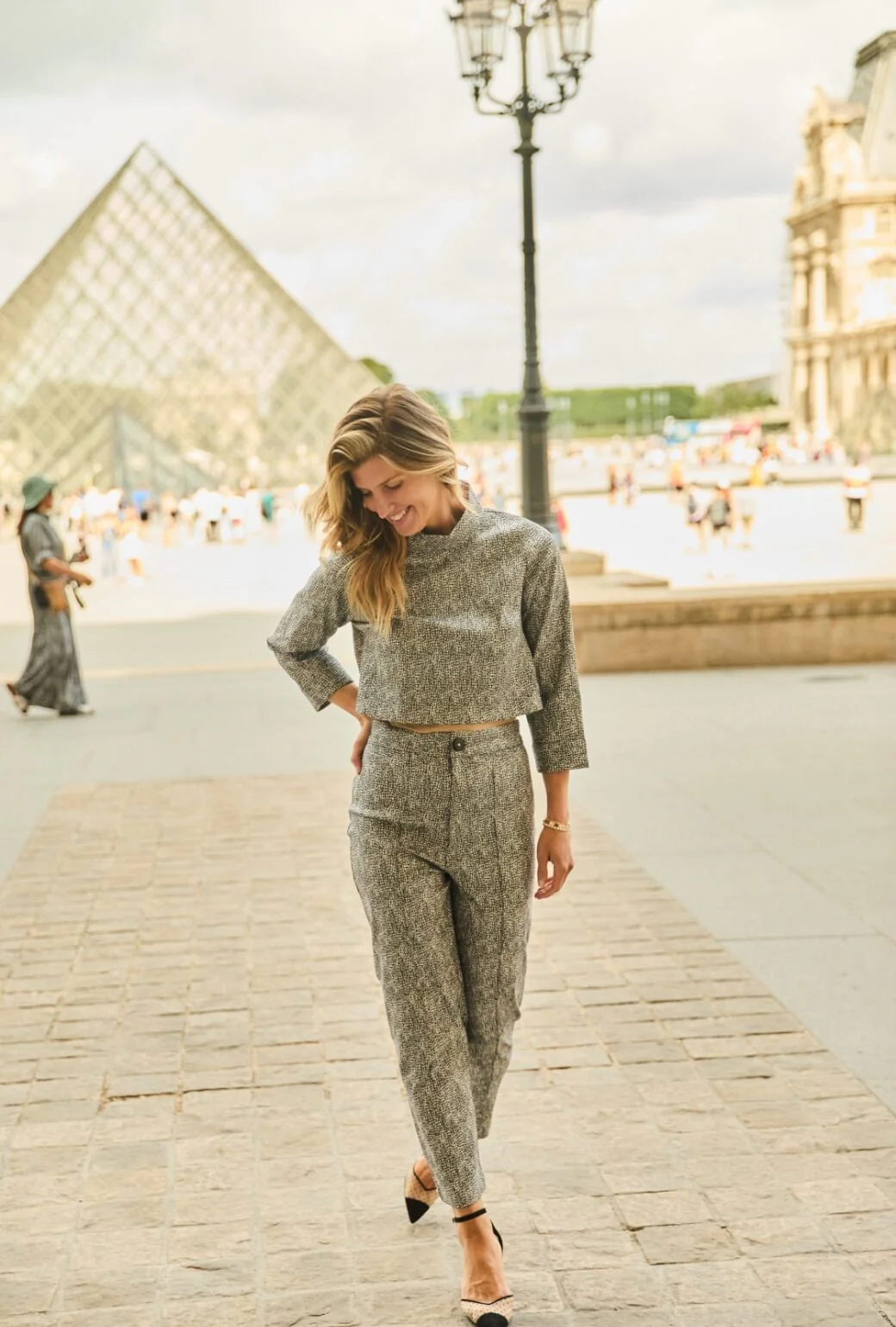 Buru x Anna Kloots Twiggy Top - Silver Shimmer - BURU