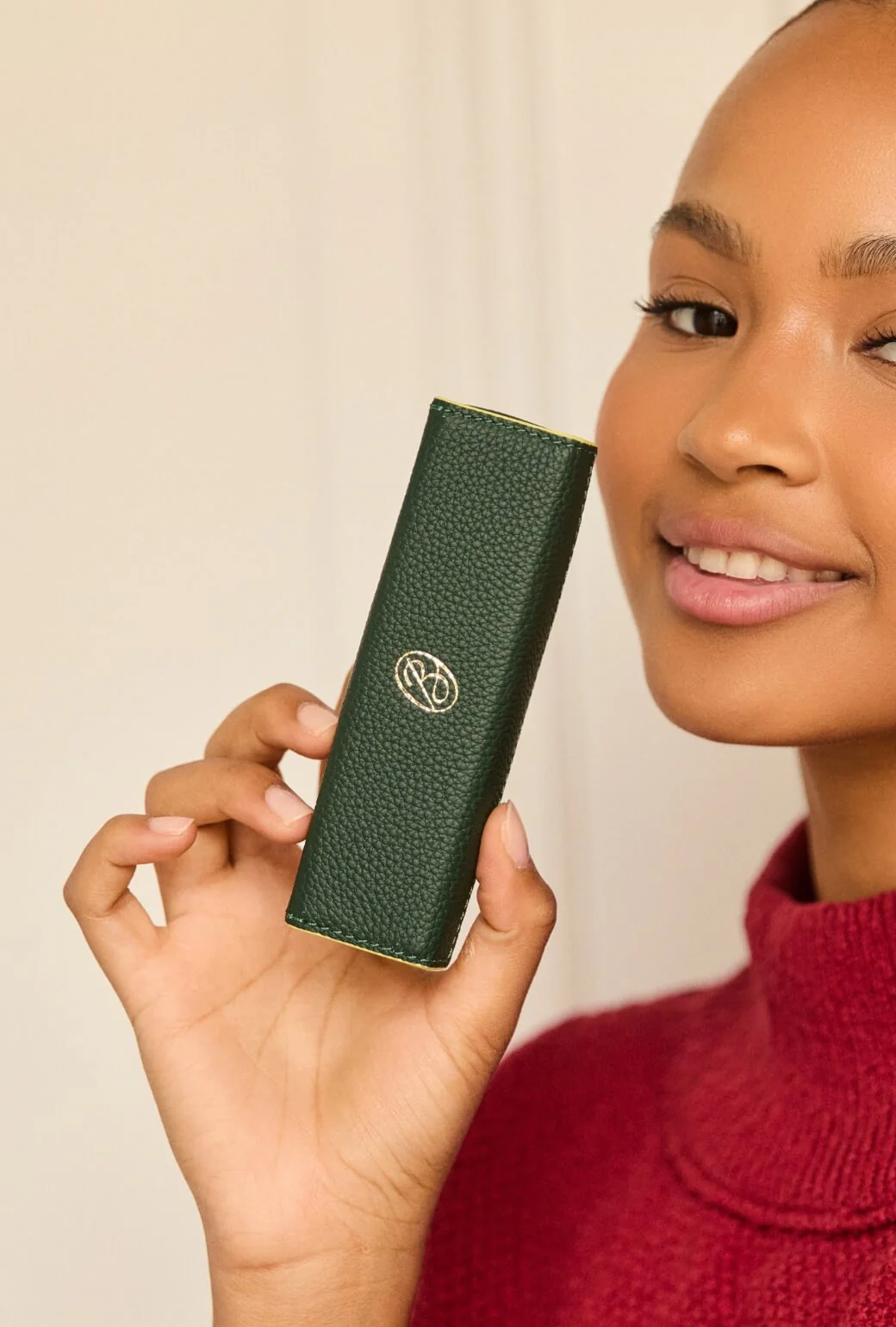 The Lorna Lipstick Case - Deep Green - BURU