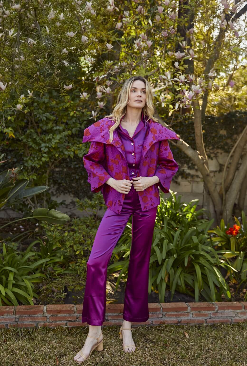 Cropped Grace Coat - Rani Pink - BURU