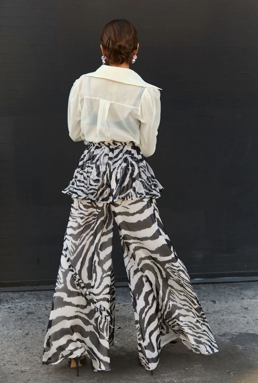 Buru x India The Kings Road Ruffle Belt - Zebra - BURU