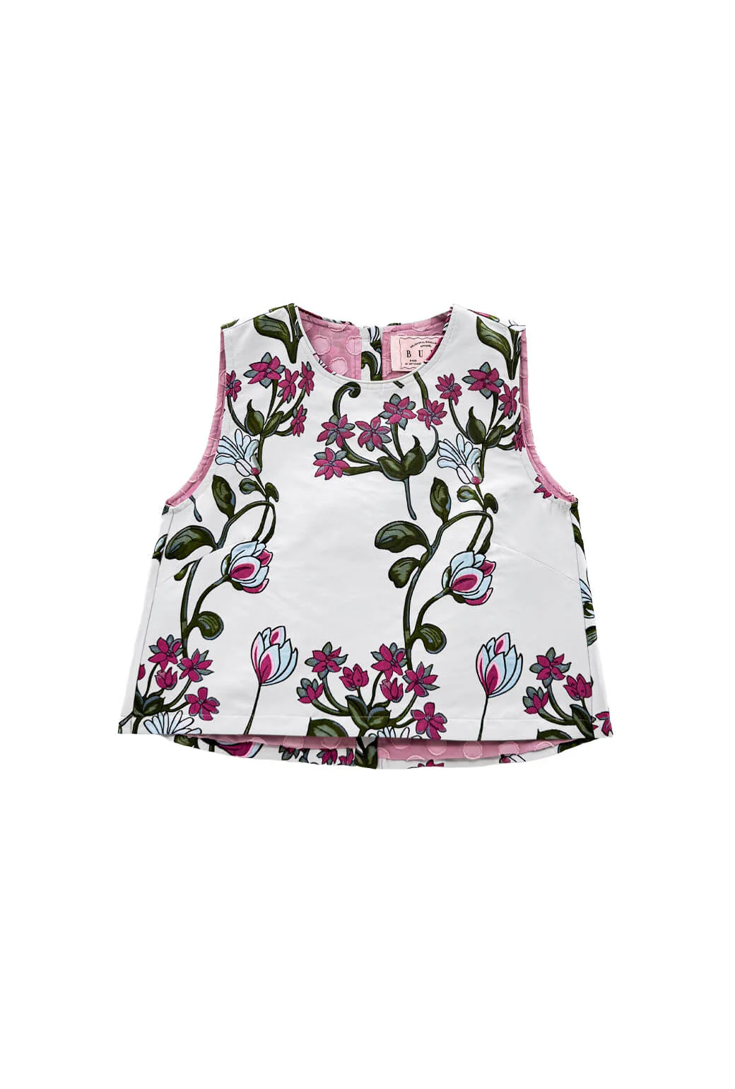 The Betsey Top - Pewter Vines - BURU