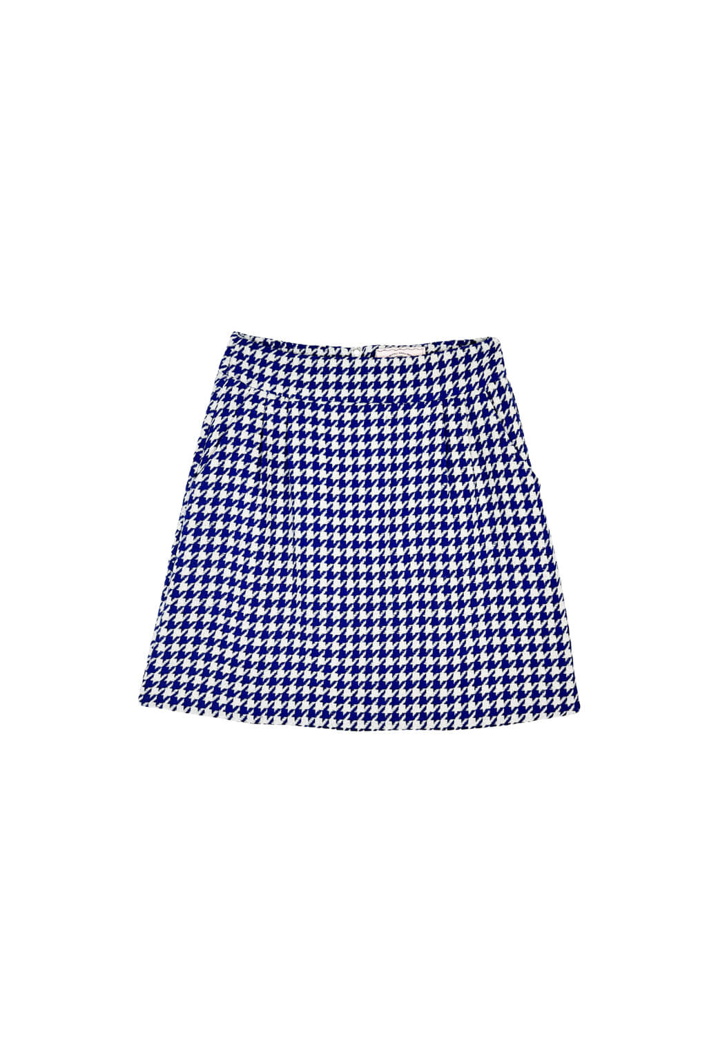 BF Maggie Mini Skirt - Blue Houndstooth - BURU