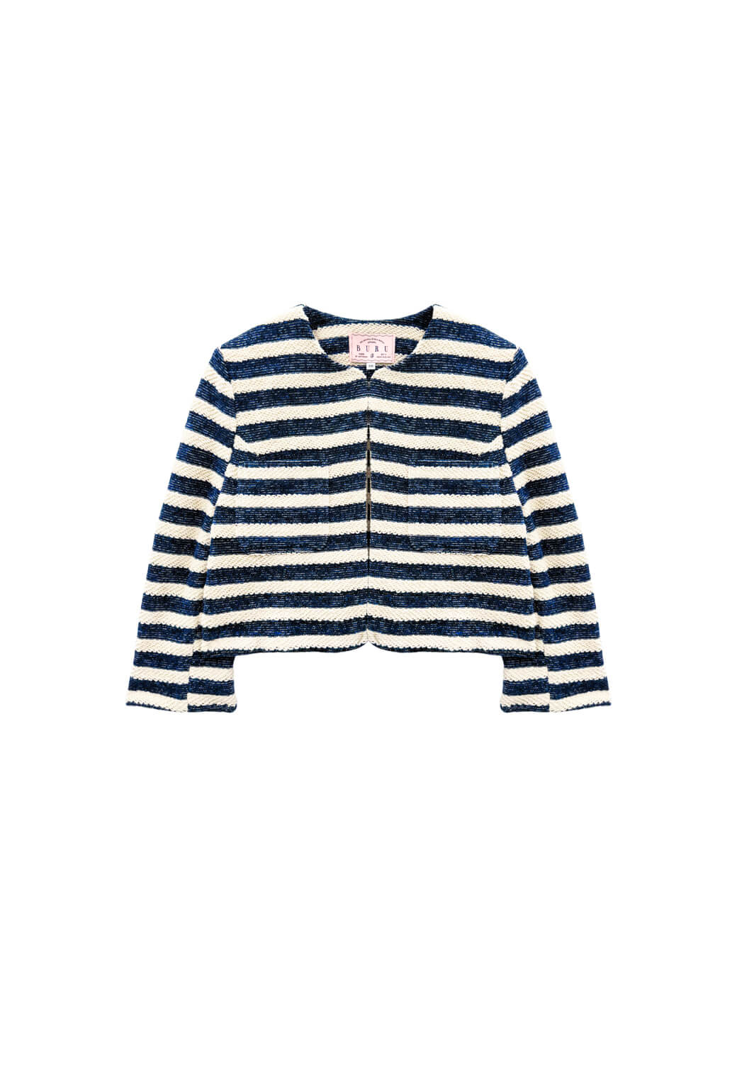 Cardigan Blazer - Navy Rope - BURU