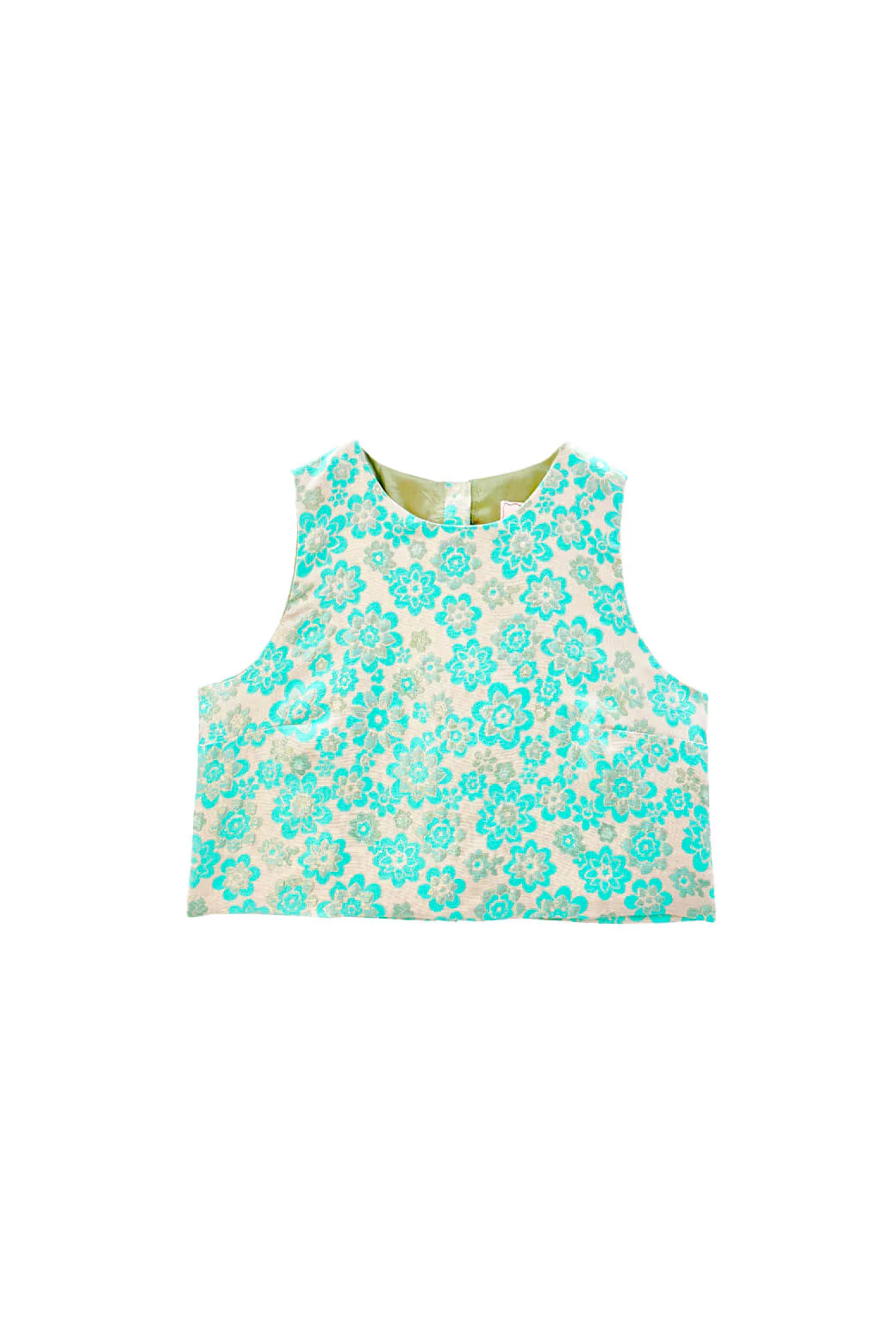 Audrey Top - Aqua Brightline - BURU