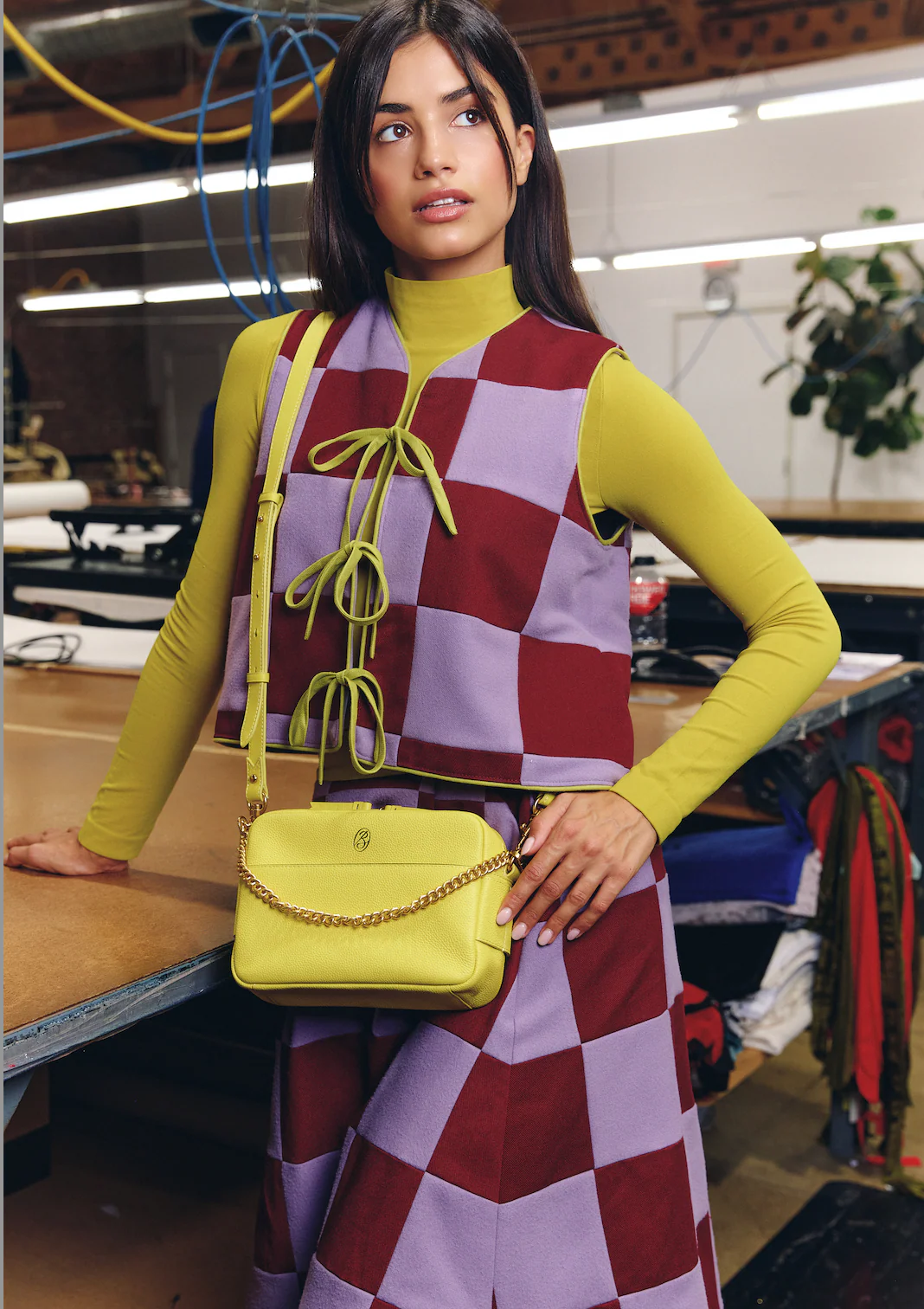 The Belmont Bag - Chartreuse - BURU