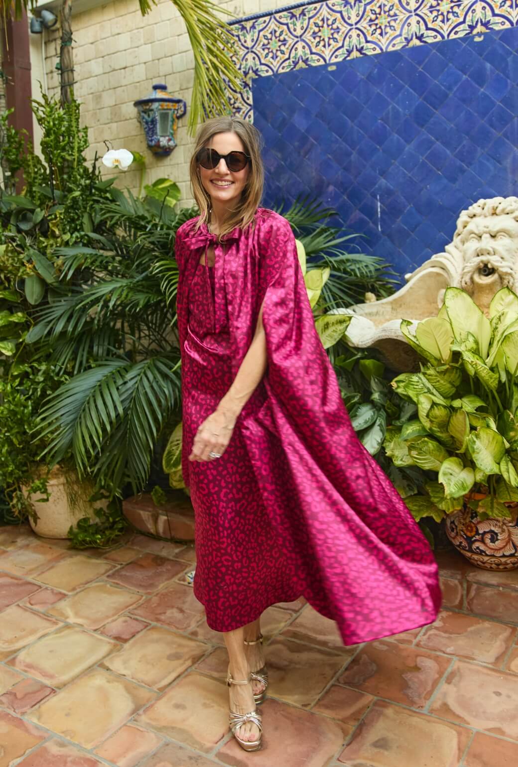 The Caselotti Cloak - Pink Cheetah - BURU