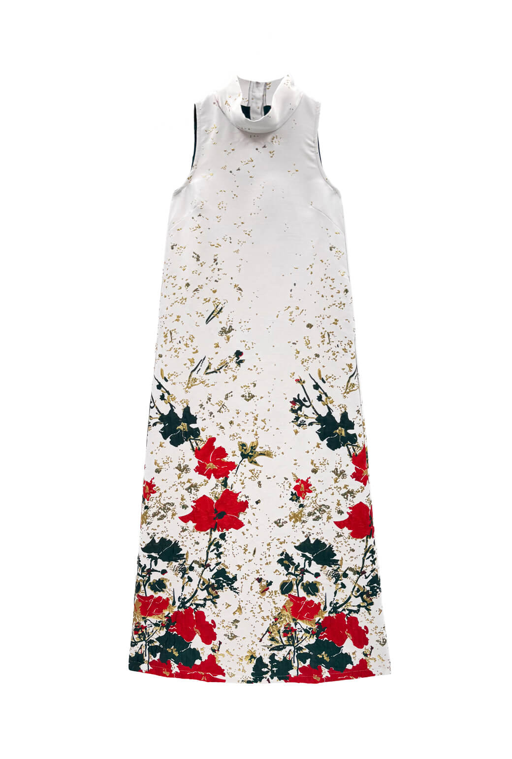 Maxi Mod Dress - Holiday Brocade - BURU