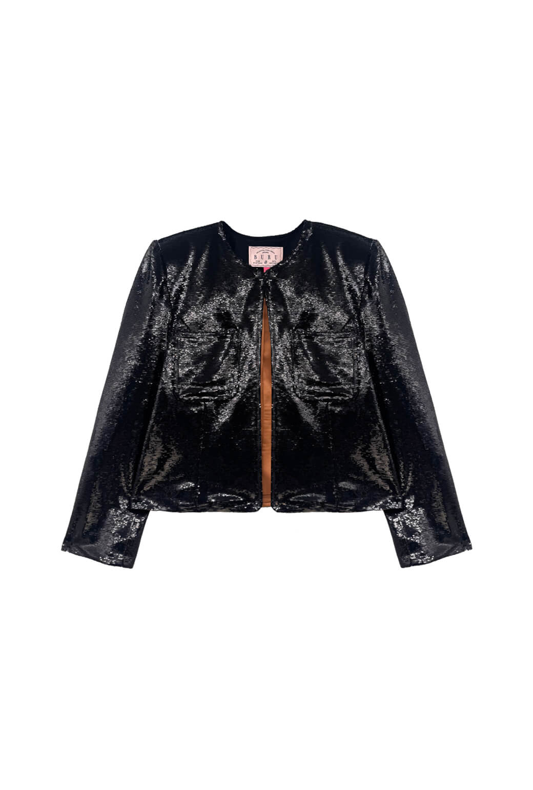 Buru x Anna Kloots Everyday Blazer - Black Liquid Sequin - BURU