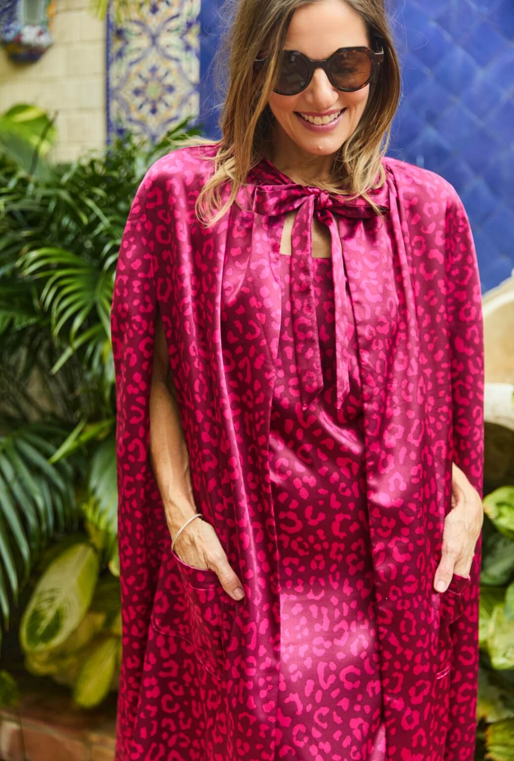 The Caselotti Cloak - Pink Cheetah - BURU
