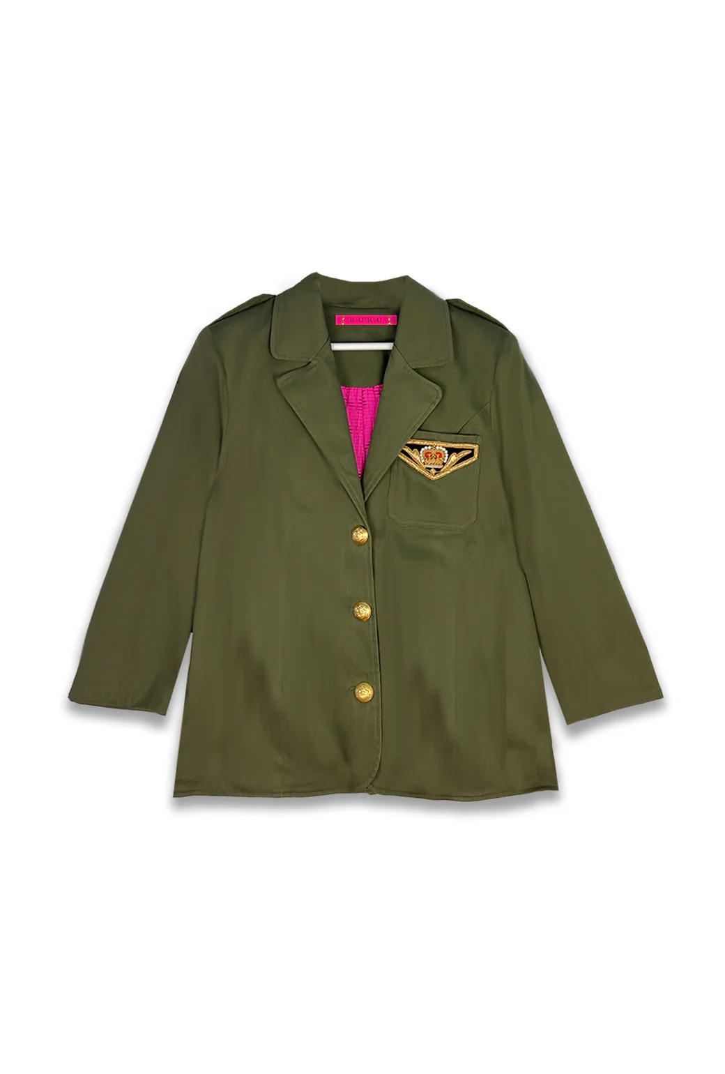 The Military Blazer - Olive Green - BURU