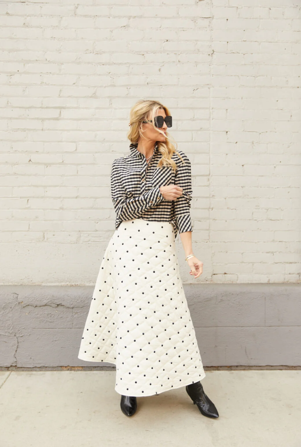 The Aprés Skirt - Ivory Puffer - BURU