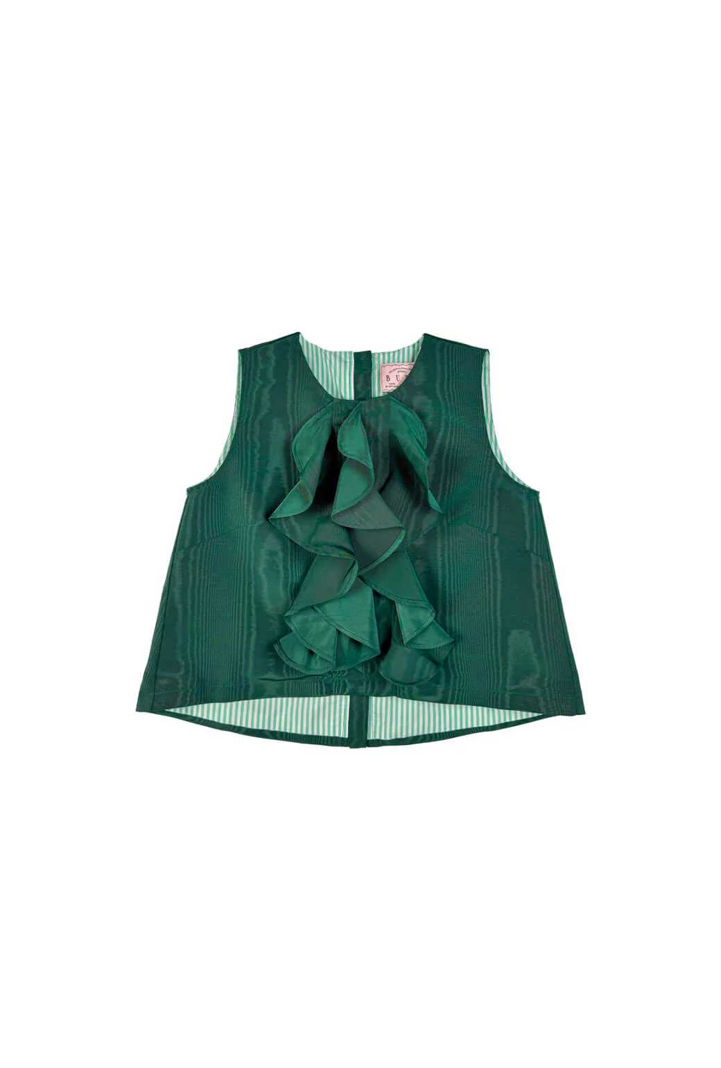 Le Ruffle Top - Jade Moiré - BURU