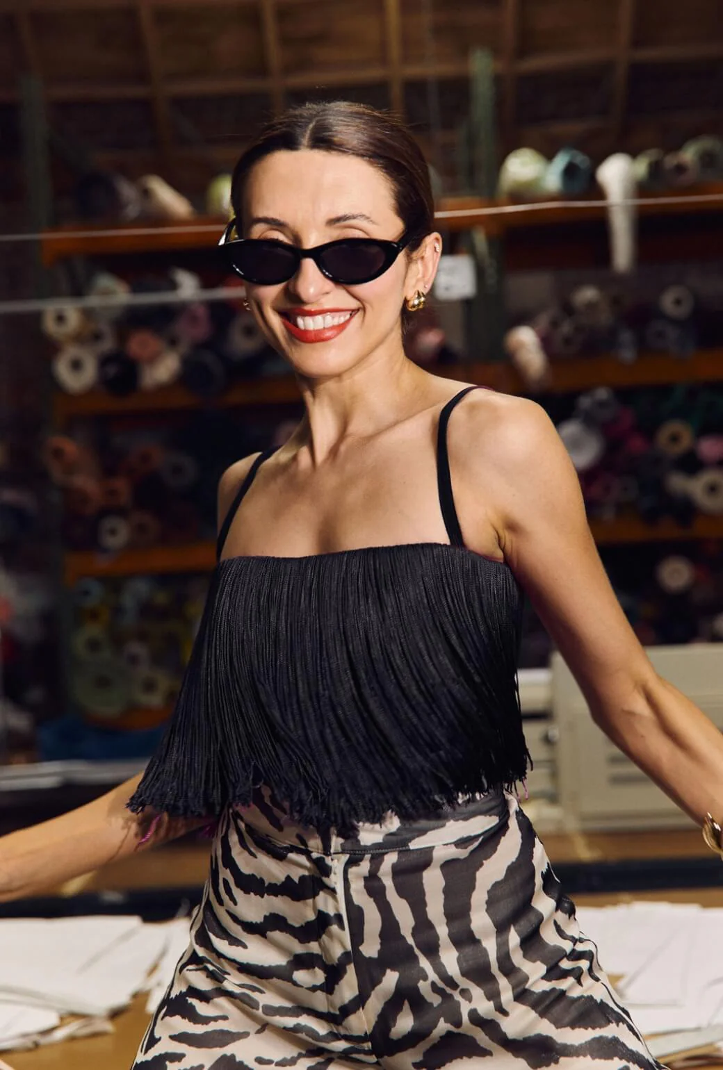 Buru x India The Camden Crop - Black - BURU