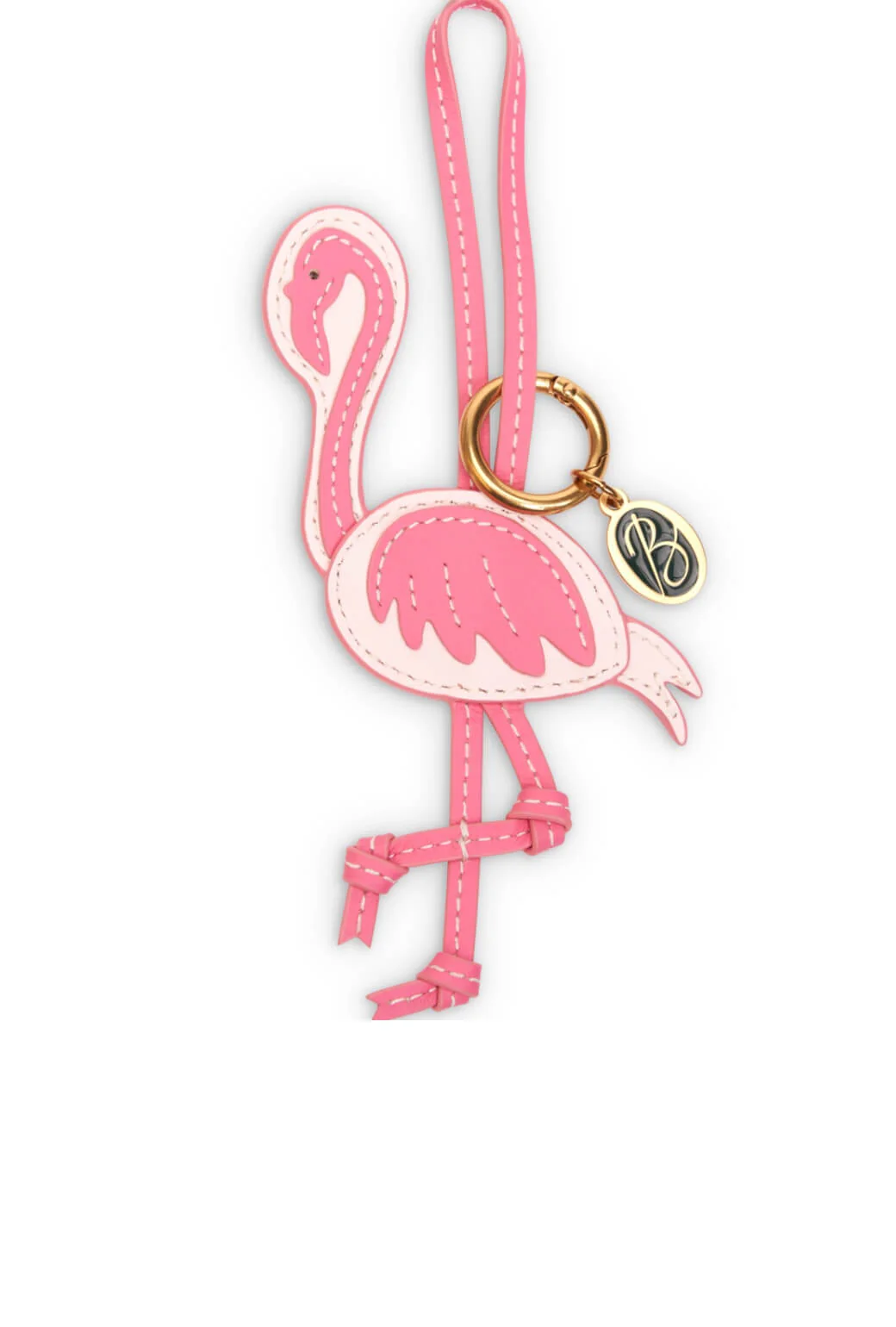 The Birdie Bag Charm - Flamingo Pink - BURU