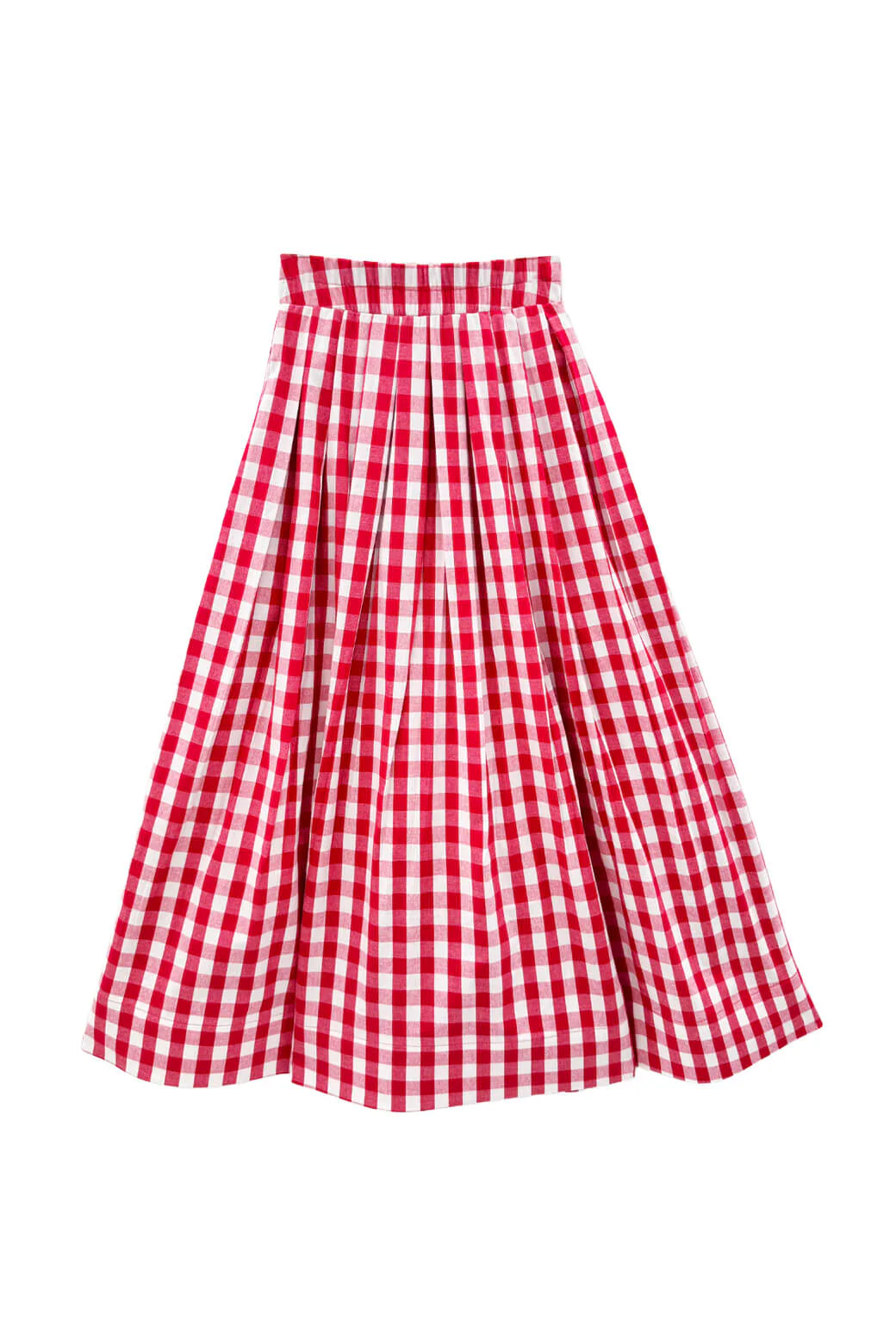The Gen Skirt - Red Gingham - BURU