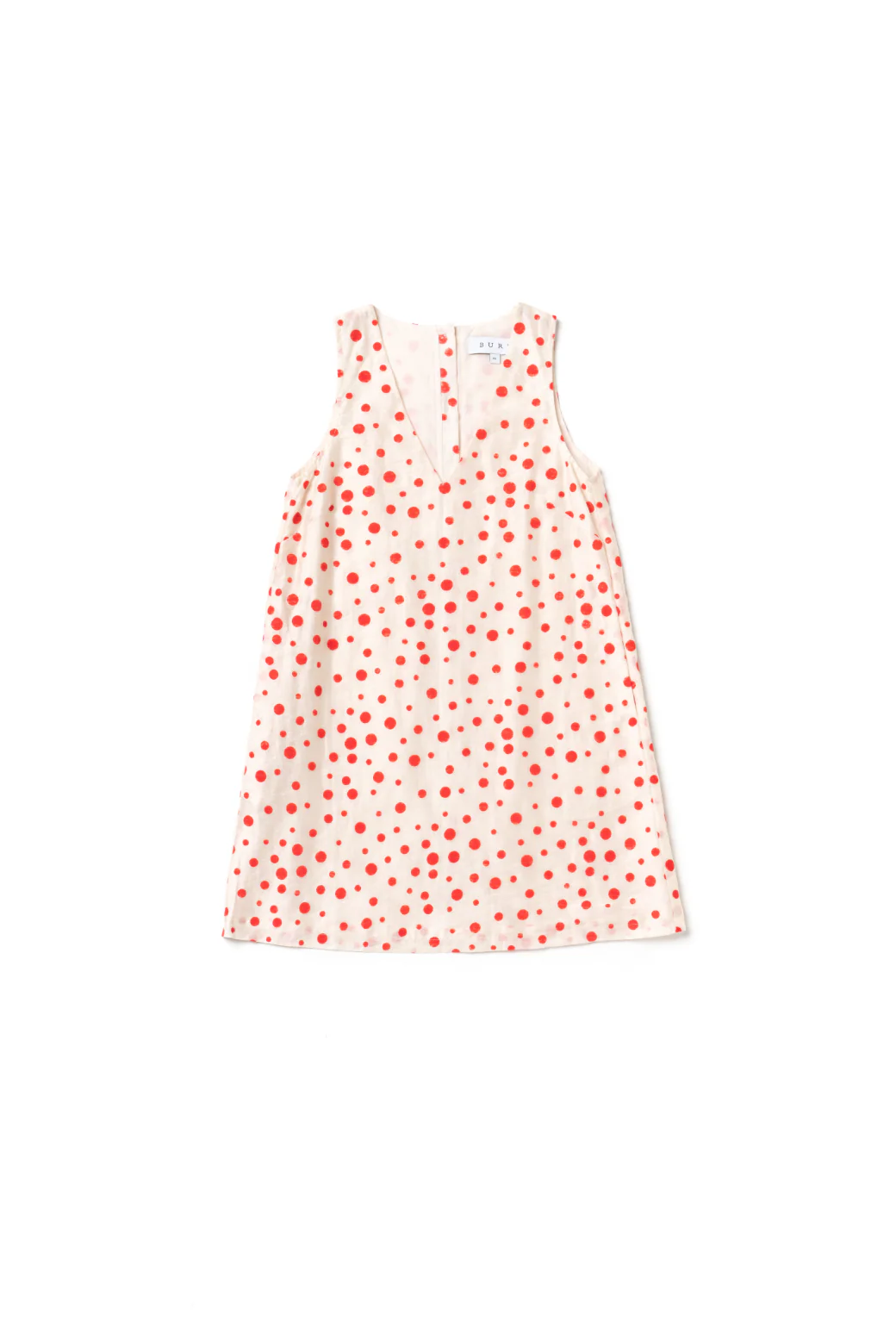 Le V Mod Dress - Flocking Dot - BURU