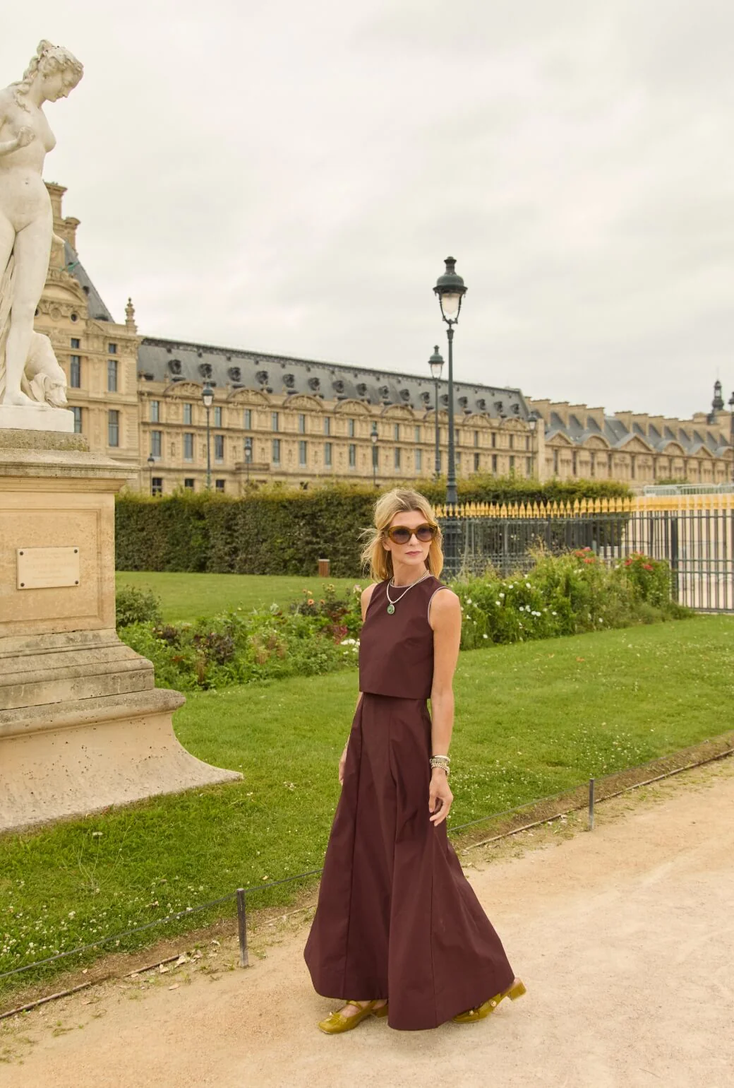 Audrey Top - Chocolate Taffeta - BURU