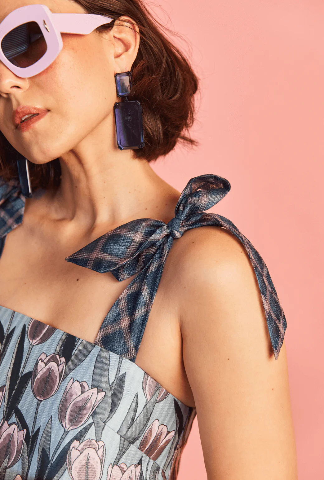 Pillar Gown - Tulip Jacquard - BURU