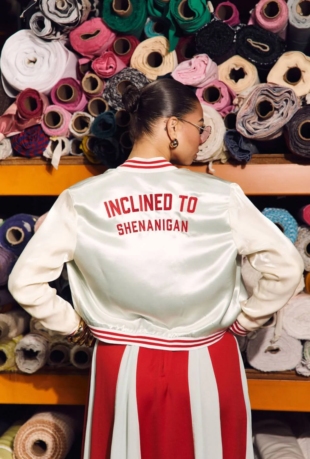 Buru x India The Beau Bomber - Ivory & Robin Egg Blue - BURU