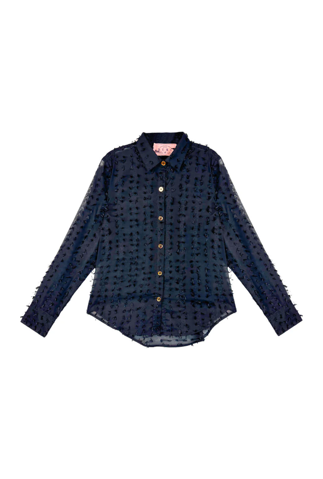 Mel Button Down Shirt - Noir Bows - BURU