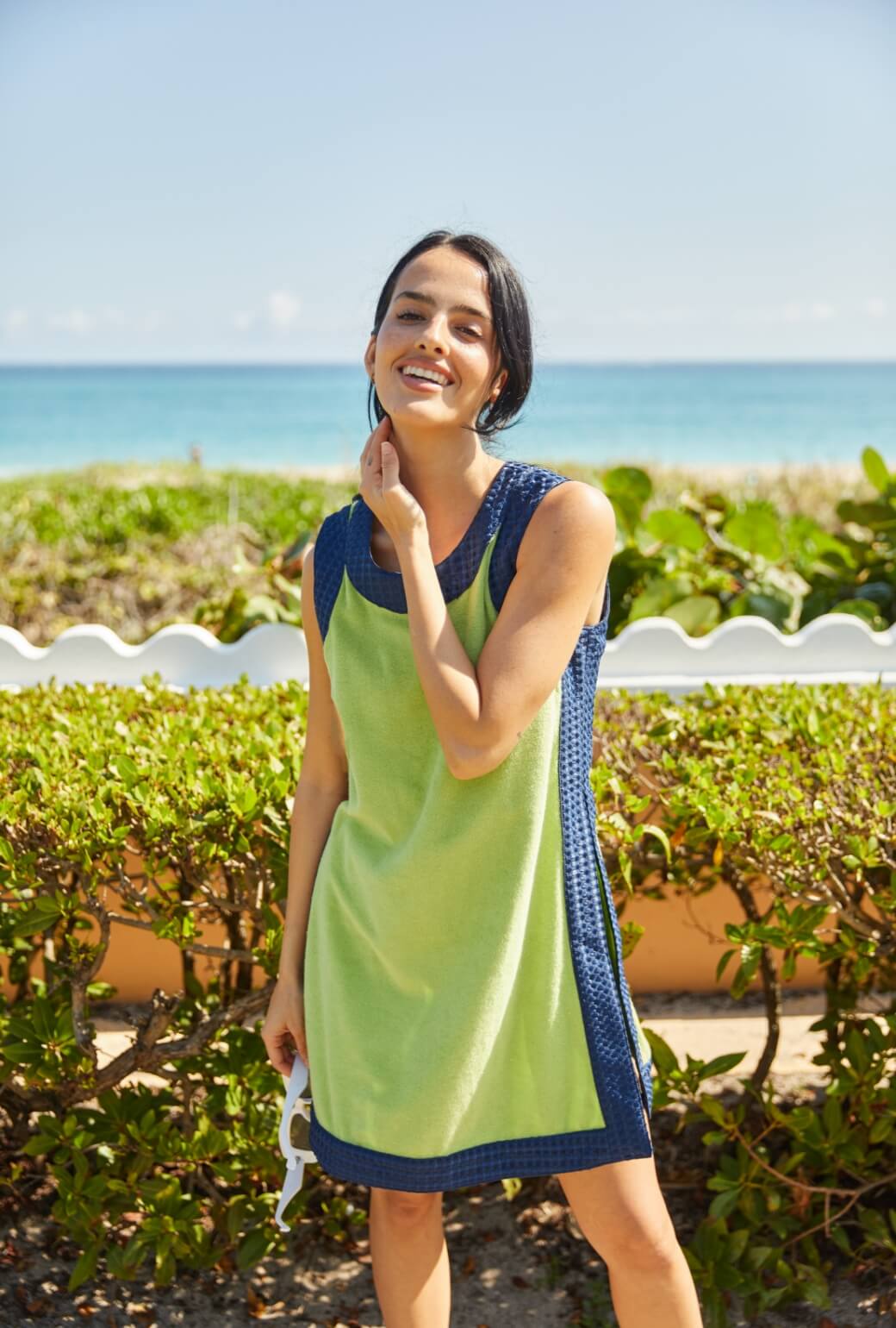 Mini Bermuda Set - Green & Navy - BURU