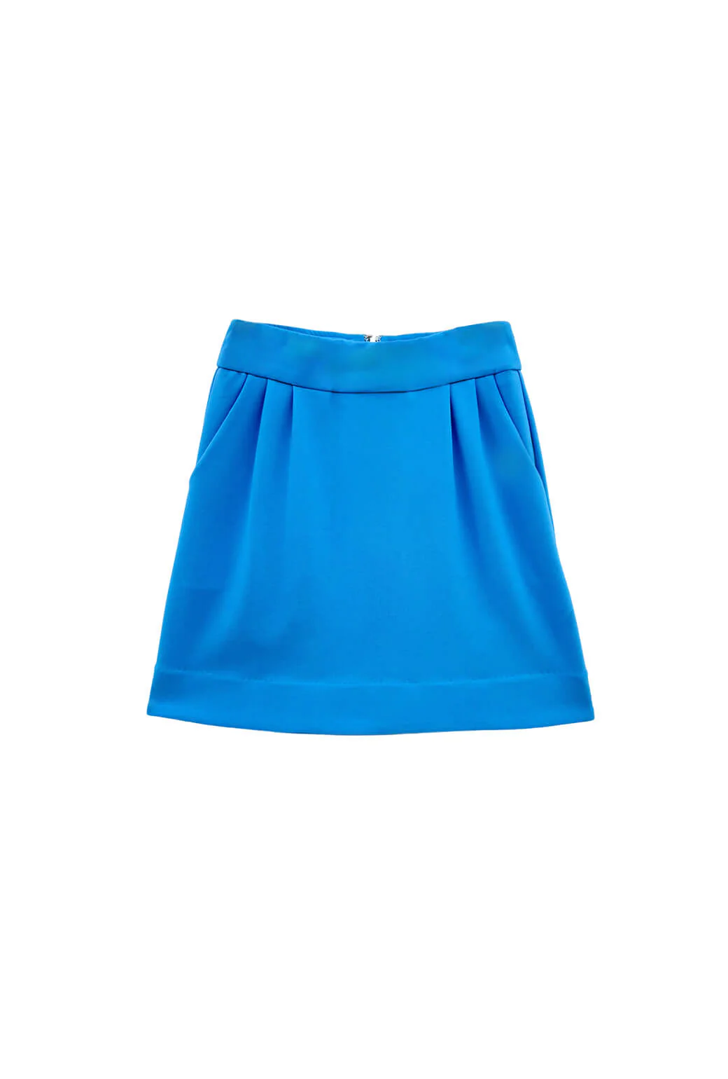 Maggie Mini Skirt - Stretch Blue - BURU
