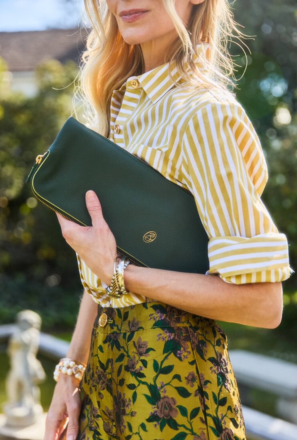 The East to West Clutch - Deep Green - BURU