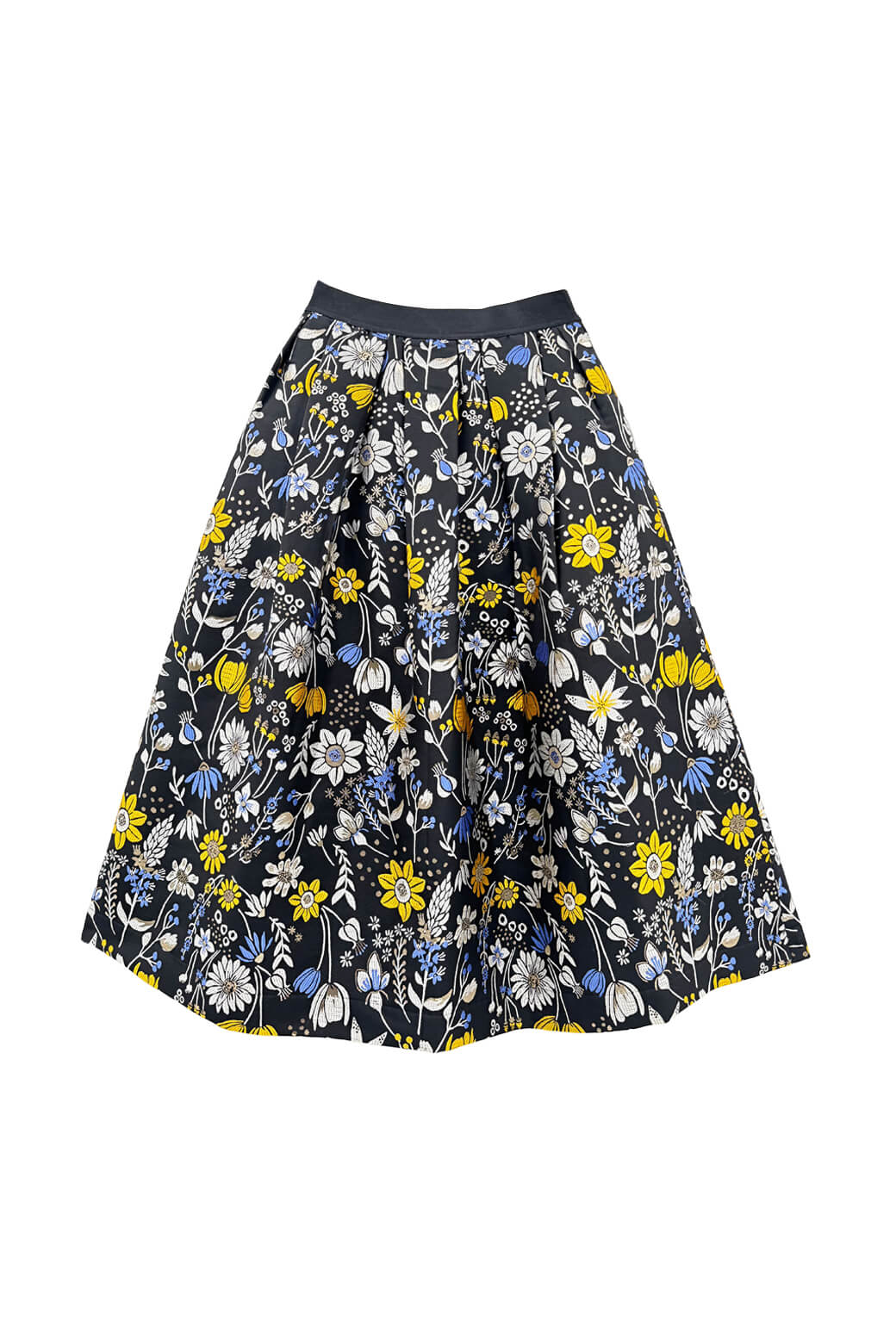 The Reed Skirt - Bouquet Brocade - BURU