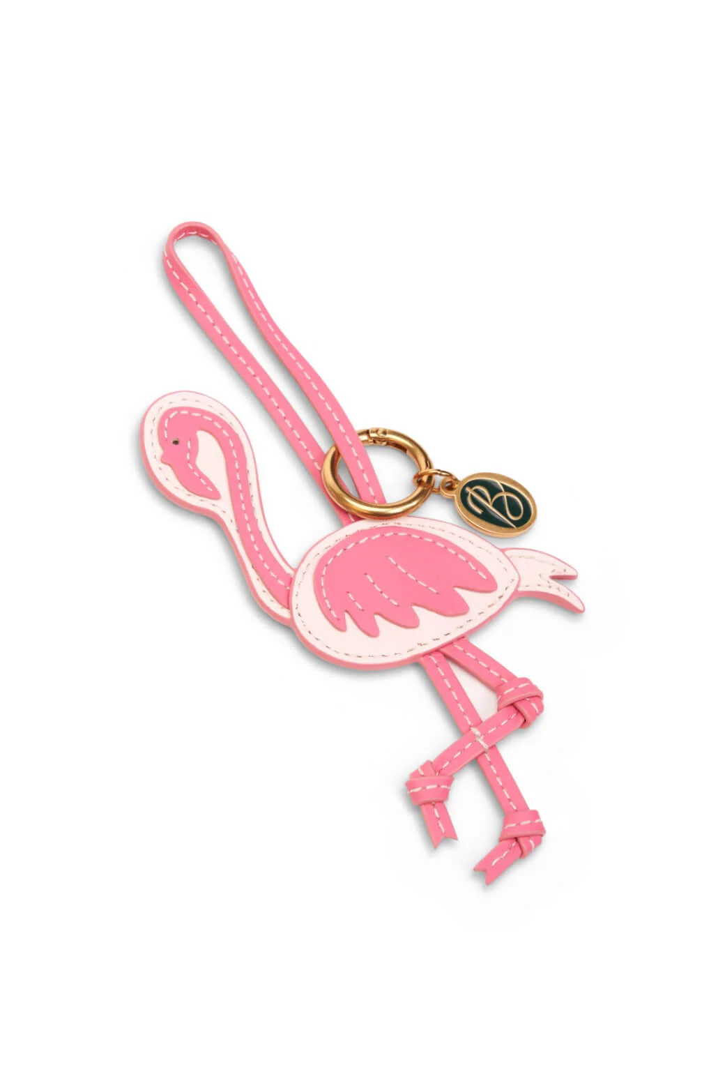 The Birdie Bag Charm - Flamingo Pink - BURU