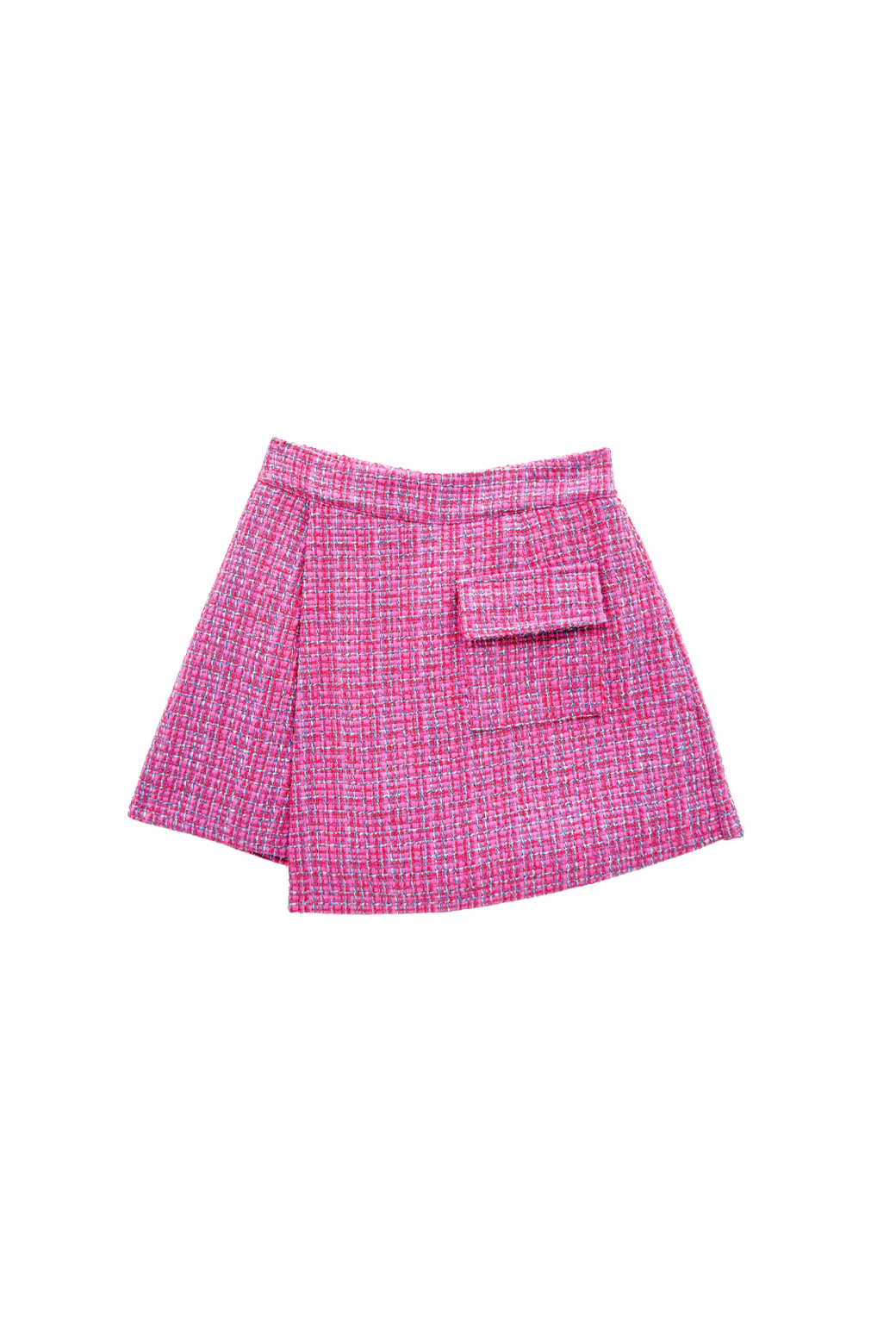 The Serena Skort - Pink Tweed - BURU