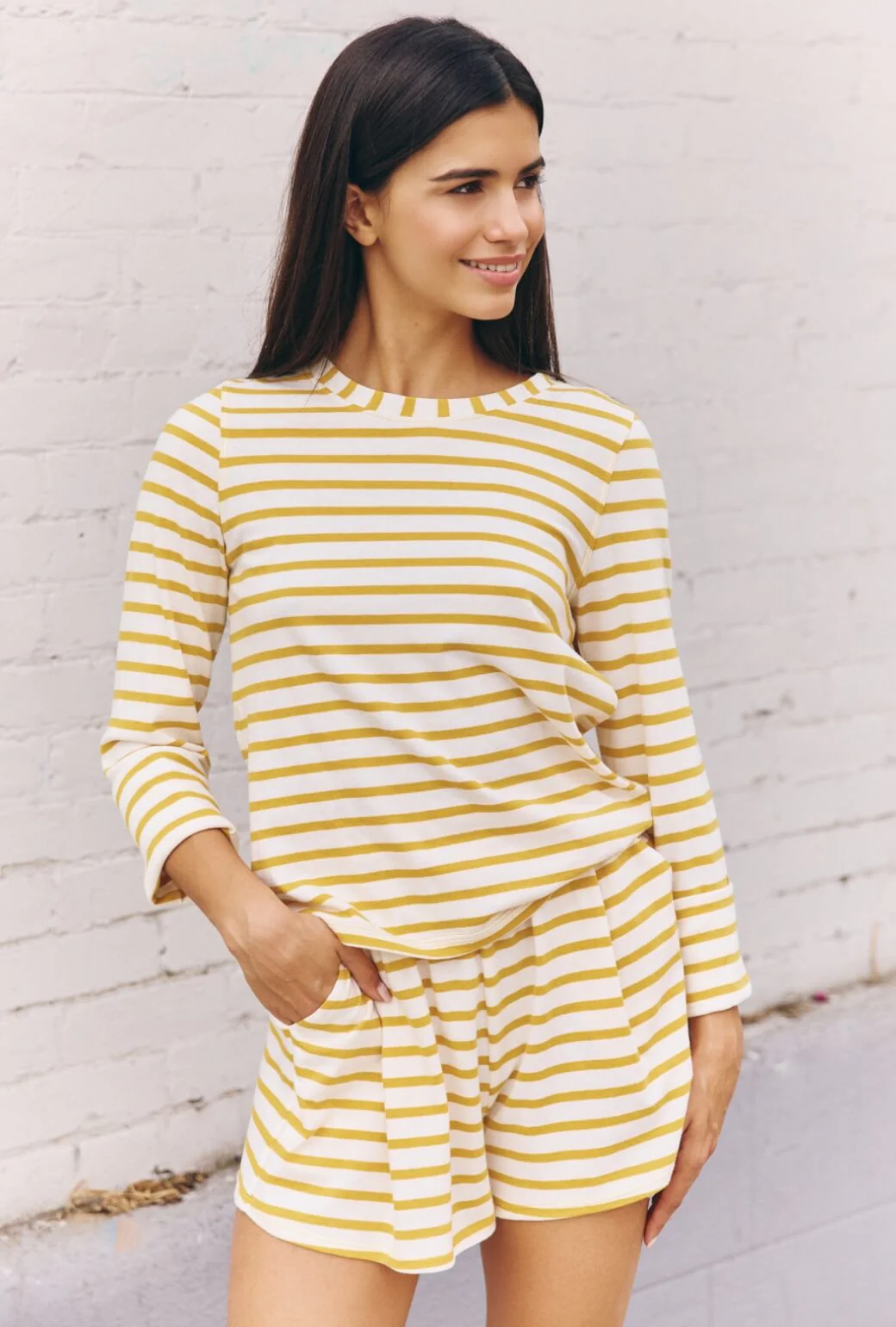 Lounge Set - Marigold Stripe - BURU