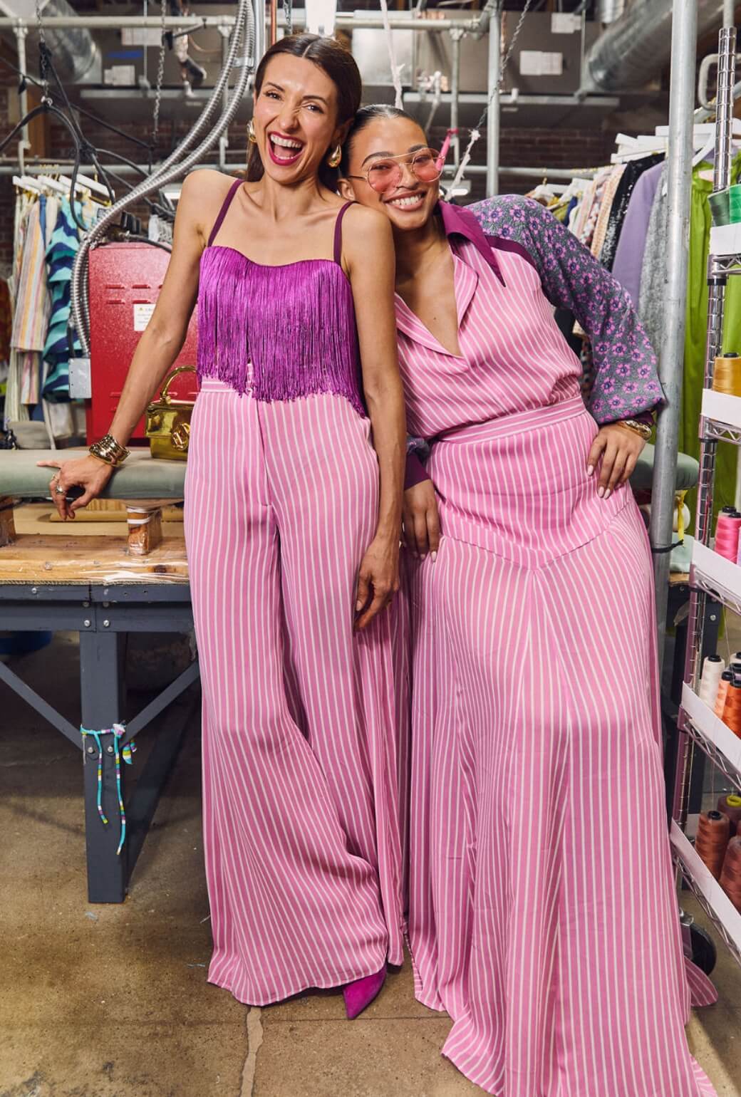 Buru x India The Camden Crop - Fuchsia - BURU