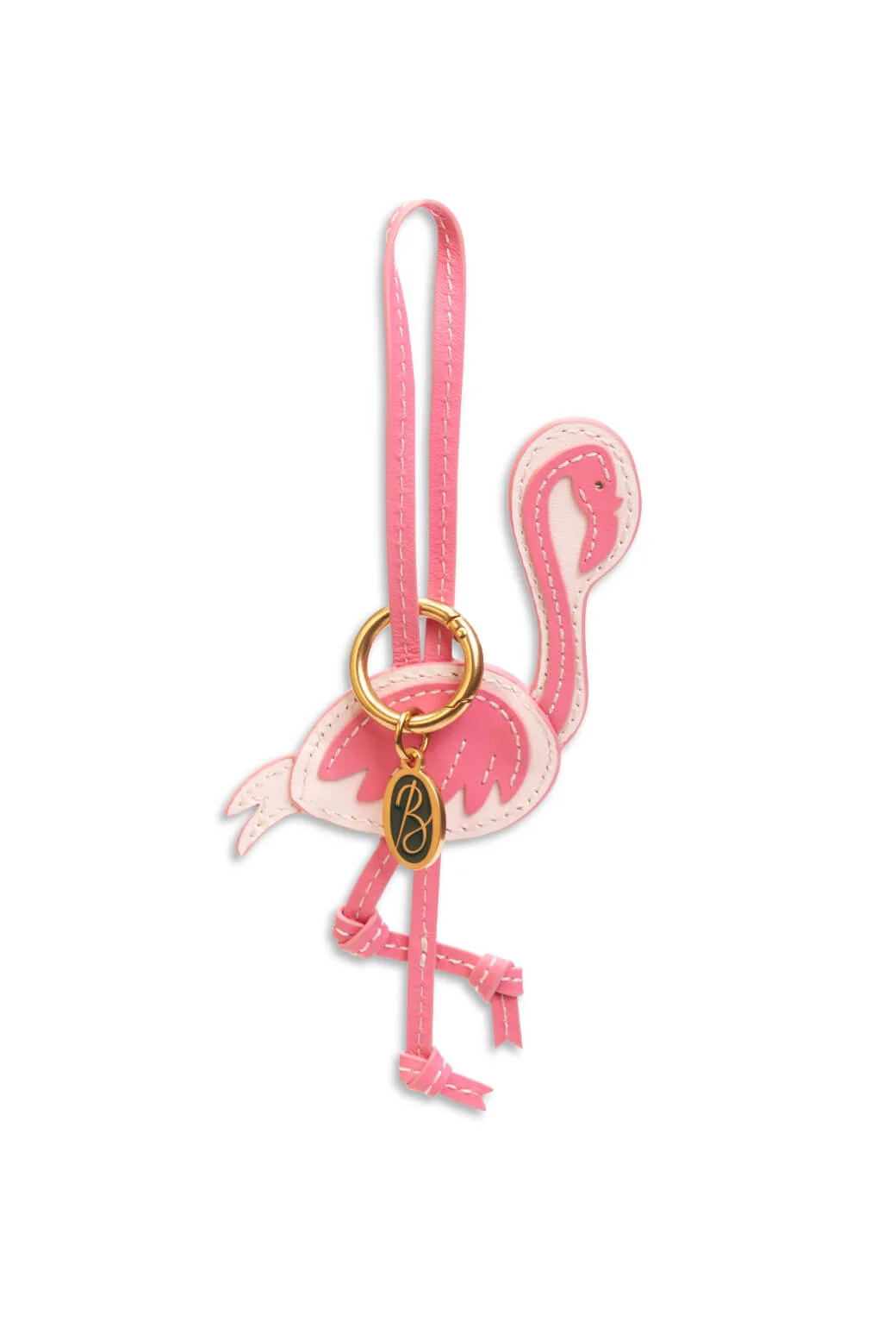 The Birdie Bag Charm - Flamingo Pink - BURU