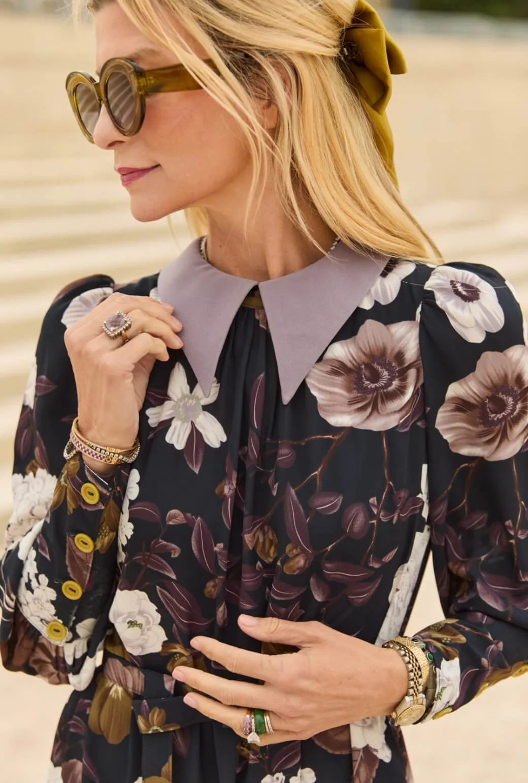 The Skipper Dress Maxi - Fall Floral - BURU