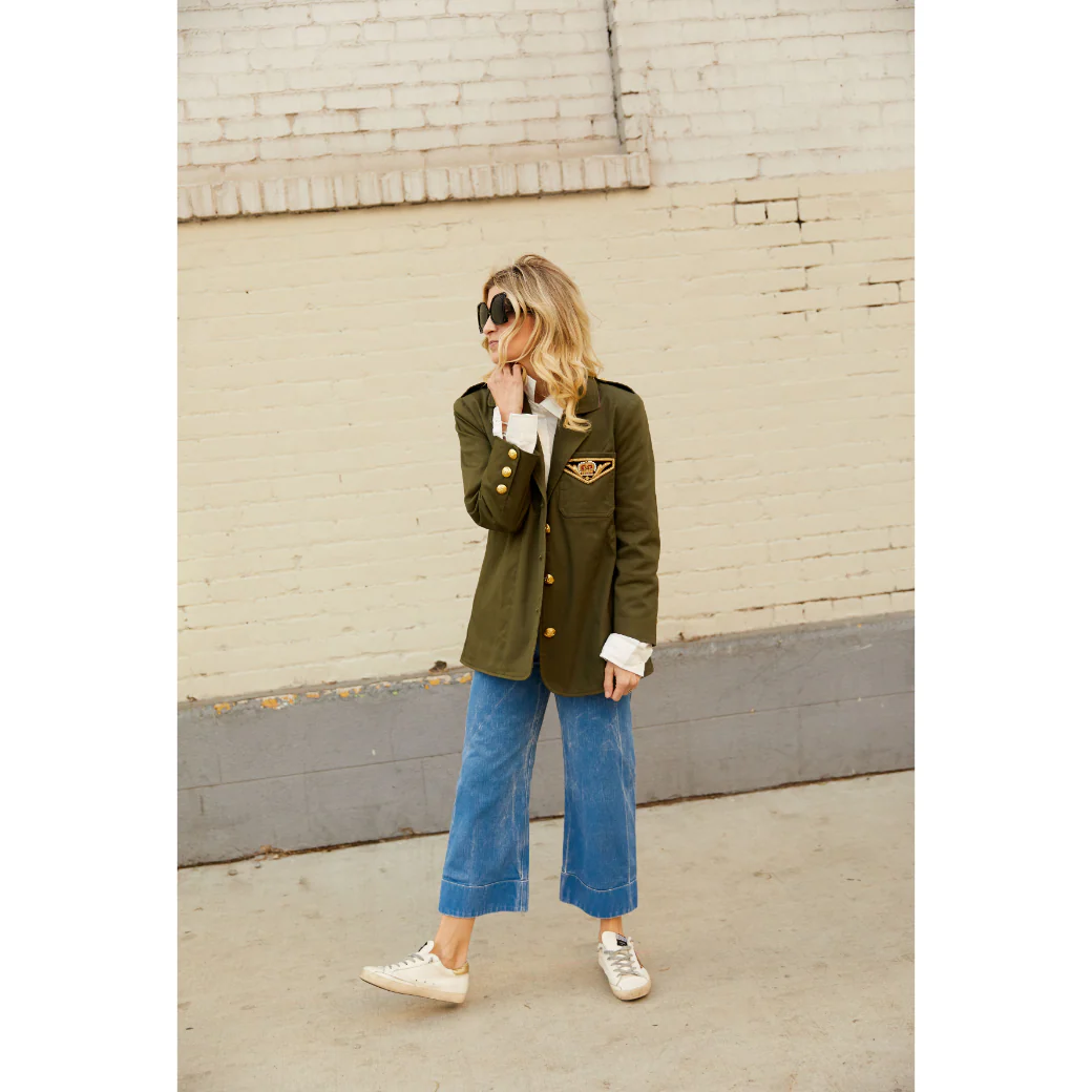 The Military Blazer - Olive Green - BURU