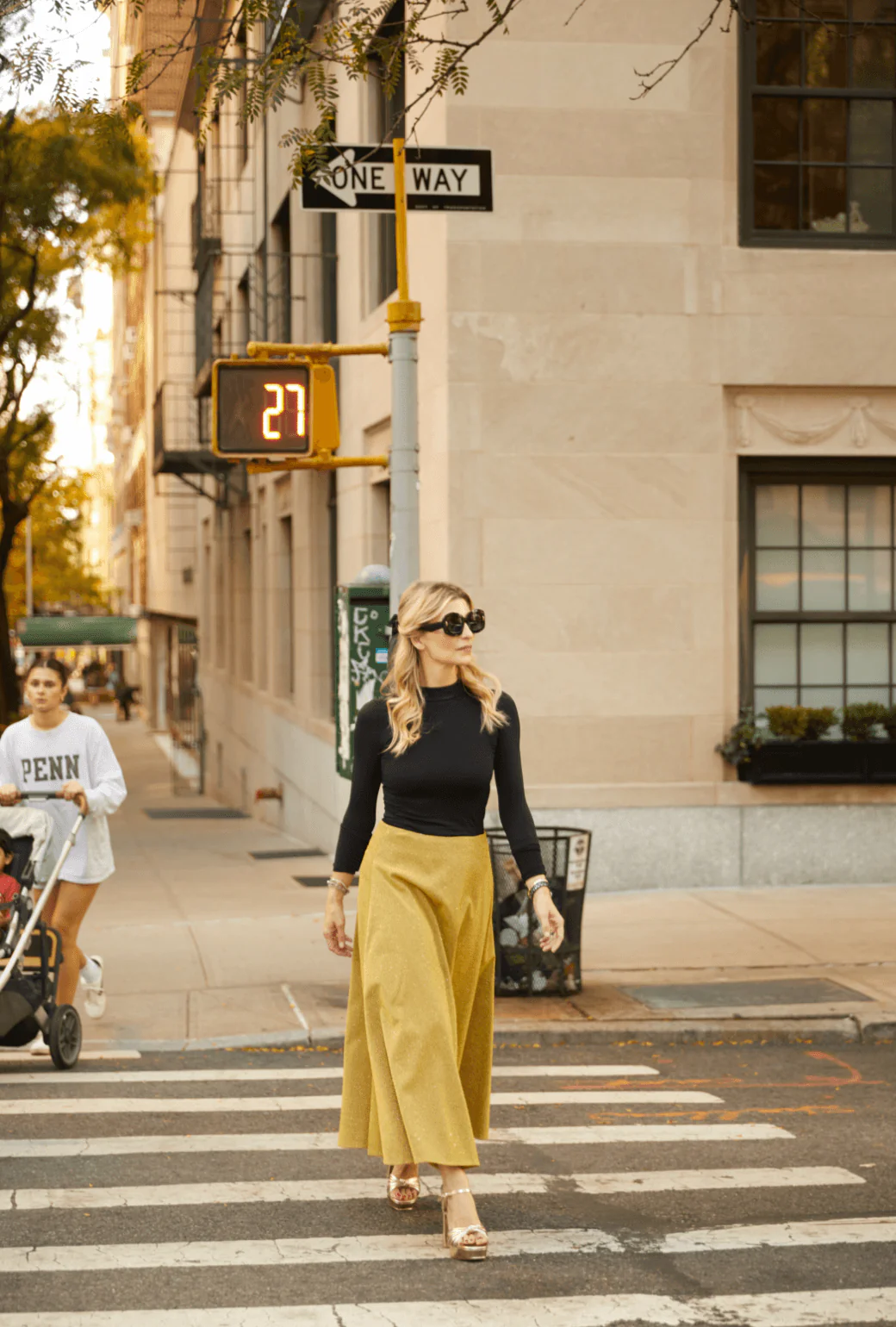 The Laura Skirt - Gold Sparkle - BURU