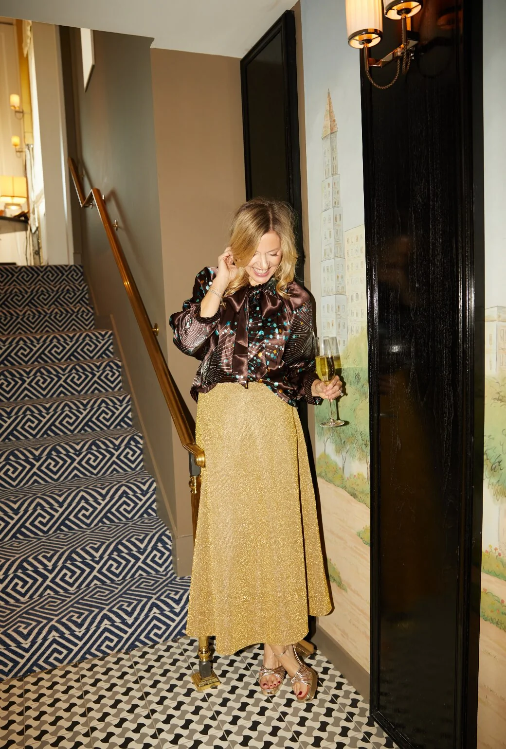 Cropped Big Bow Blouse - Sputnik - BURU