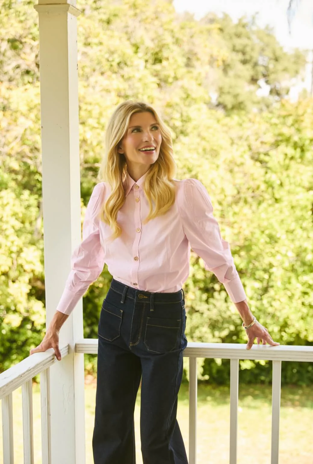 The Brett Button Down - Ballet Pink - BURU