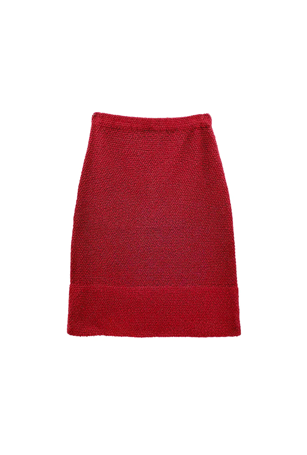 The Madison Skirt - Cranberry Knit - BURU