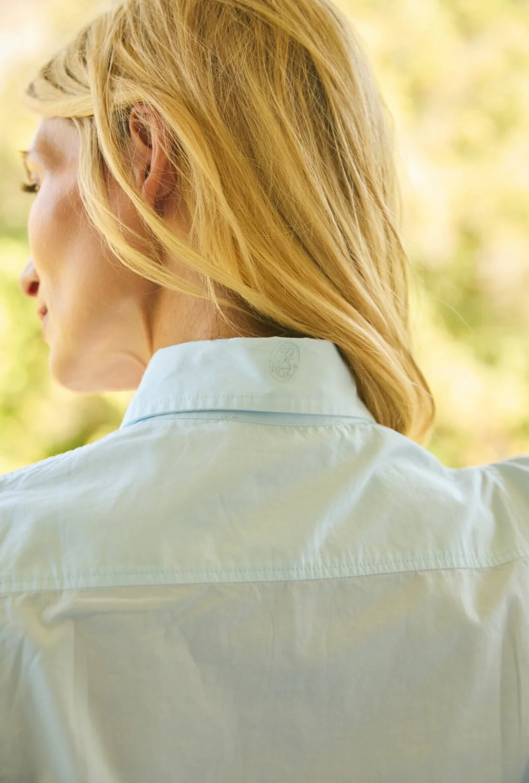 The Brett Button Down - Baby Blue - BURU